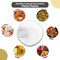 Trendables Plastic Plates for Party Fancy Plastic Dinner Plates For Guest 7.5 inch Dessert Plates & 10 Inch Thin Delicate Disposable Dinnerware Charger Plate Set